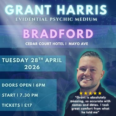 Psychic Night | Cedar Court Hotel, Bradford | 28.04.2026 - TICKETSOURCE ONLY - BOOK ON LINK PROVIDED!