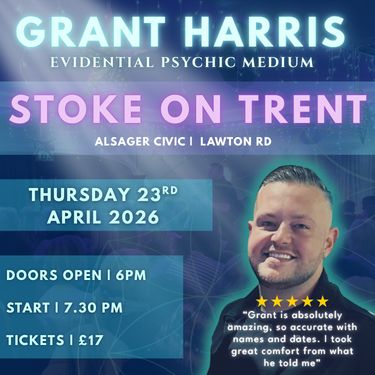 Psychic Night | Alsager Civic, Stoke On Trent | 23.04.2026 - TICKETSOURCE ONLY - BOOK ON LINK PROVIDED!