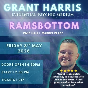Psychic Night | Ramsbottom Civic Hall, Bury | 08.05.2026 - TICKETSOURCE ONLY - BOOK ON LINK PROVIDED!