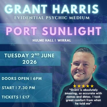 Psychic Night | Hulme Hall, Port Sunlight, The Wirral| 02.06.2026 - TICKETSOURCE ONLY - BOOK ON LINK PROVIDED!