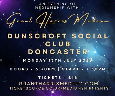Psychic Night | Dunscroft Social Club, Doncaster | 13.07.2026 - ONLY AVAILABLE ON TICKETSOURCE!