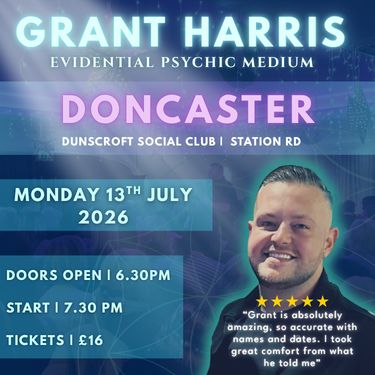 Psychic Night | Dunscroft Social Club, Doncaster | 13.07.2026 - TICKETSOURCE ONLY - BOOK ON LINK PROVIDED!