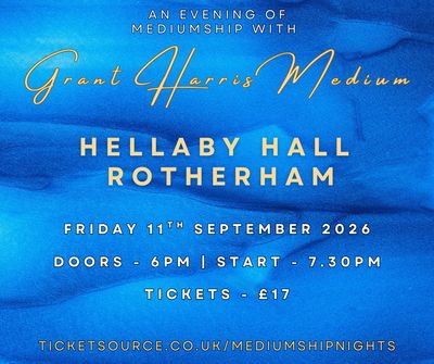 Psychic Night | Hellaby Hall, Rotherham | 11.09.2026