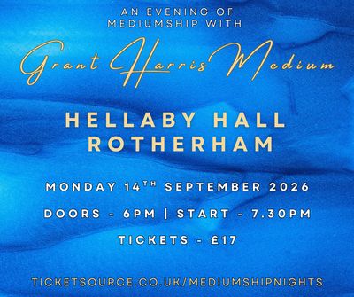 Psychic Night | Hellaby Hall, Rotherham | 14.09.2026