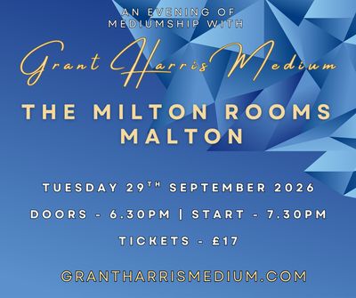 Psychic Night | The Milton Rooms, Malton | 29.09.2026 - TICKETS AVAILABLE ON TICKETSOURCE ONLY!