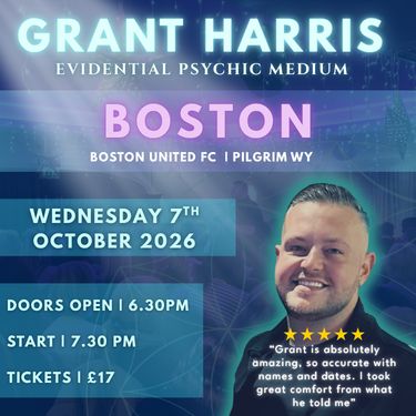 Psychic Night | Boston United Football Club  | 07.10.2026 - TICKETSOURCE ONLY - BOOK ON LINK PROVIDED!
