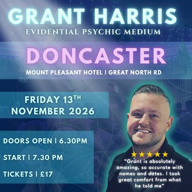 Psychic Night | Mount Pleasant Hotel, Doncaster | 13.11.2026 - TICKETSOURCE ONLY - BOOK ON LINK PROVIDED!