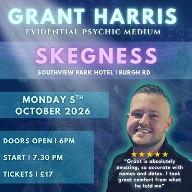 Psychic Night | Southview Park Hotel (Parkdean Resorts), Skegness | 05.10.2026 TICKETSOURCE ONLY - BOOK ON LINK PROVIDED!