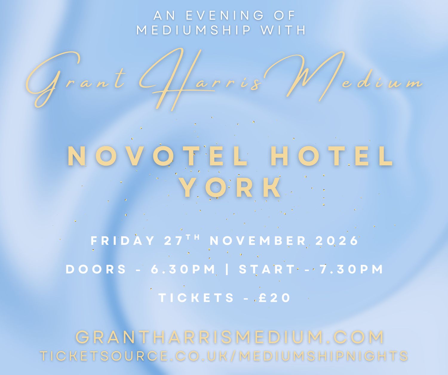 Psychic Night | Novotel Hotel, York | 27.11.2026