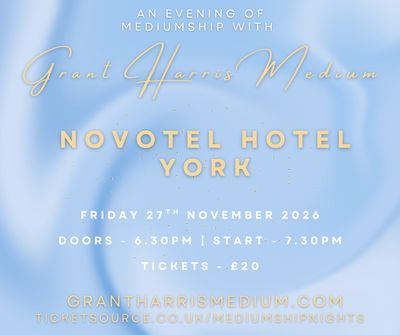 Psychic Night | Novotel Hotel, York | 27.11.2026