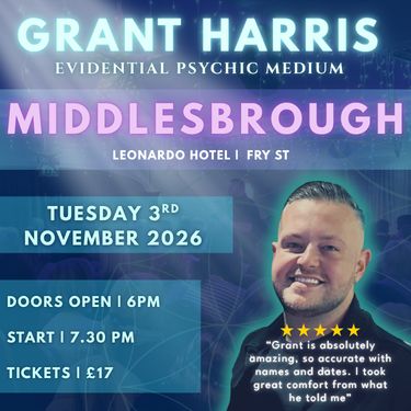 Psychic Night | Leonardo Hotel, Middlesbrough | 03.11.2026 -TICKETSOURCE ONLY - BOOK ON LINK PROVIDED!