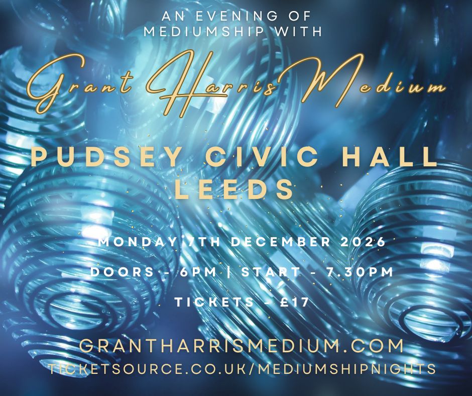 Psychic Night | Pudsey Civic Hall, Leeds | 07.12.2026 - TICKETS AVAILABLE ON TICKETSOURCE ONLY, BOOK ON LINK PROVIDED!