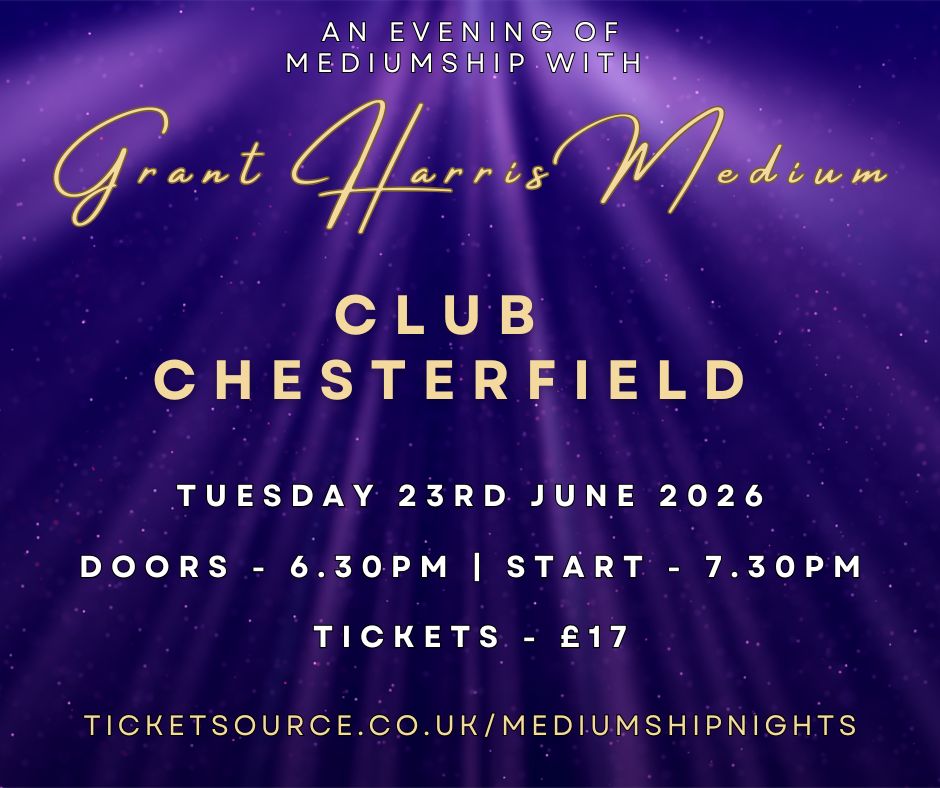 Psychic Night | Club Chesterfield | 23.06.2026 - AVAILABLE ON TICKETSOURCE ONLY