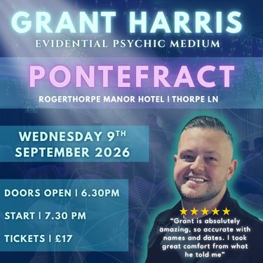 Psychic Night | Rogerthorpe Manor, Pontefract | 09.09.2026 - TICKETSOURCE ONLY - BOOK ON LINK PROVIDED!