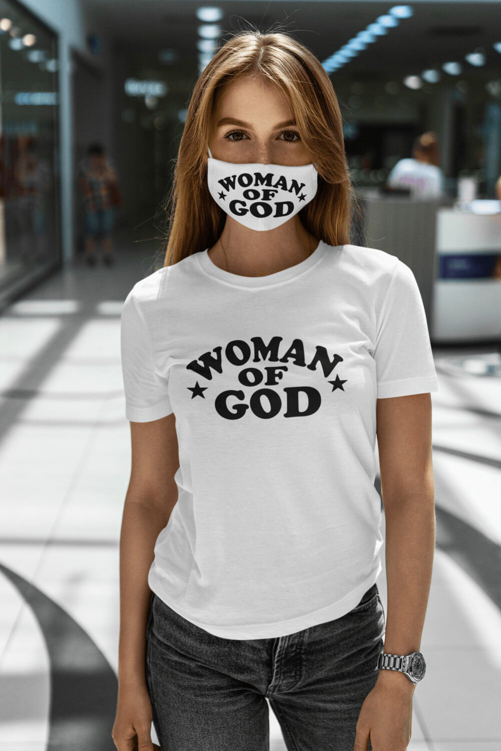 Woman of God Face Mask
