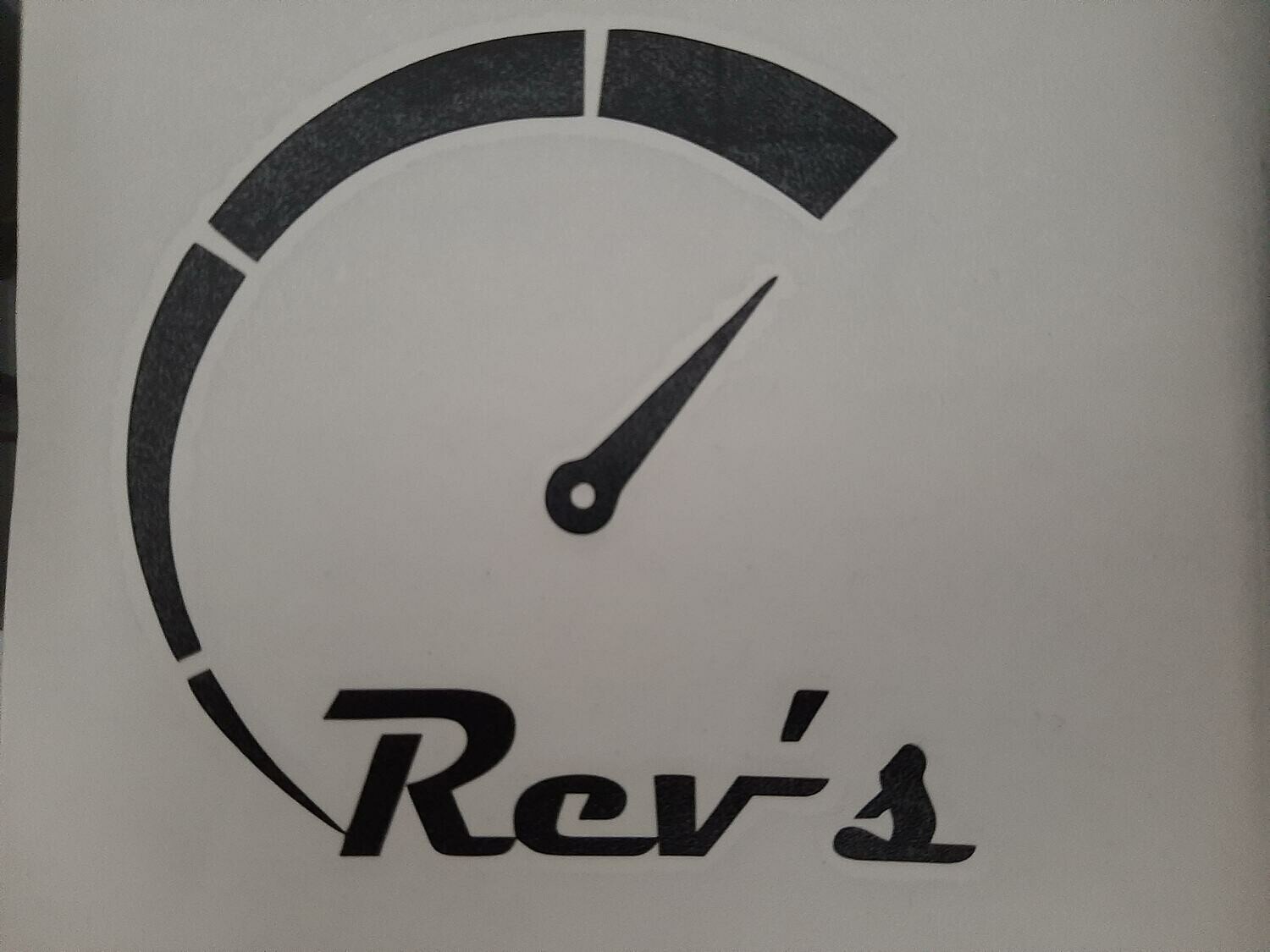 Black Rev&#39;s Sticker