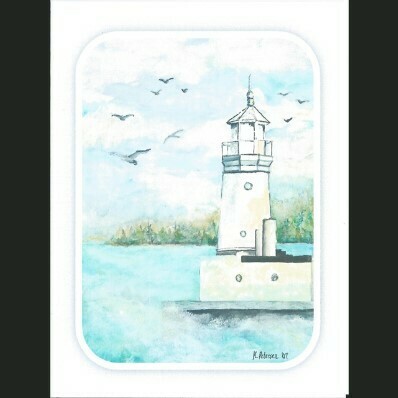 Menominee Lighthouse, circa 1930