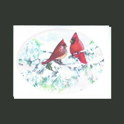 Christmas Cardinals, Option 1