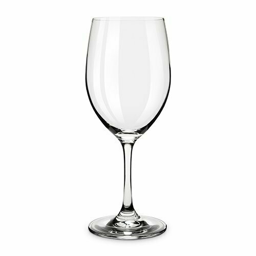 Red And White Tasting Glass, Set of 4 - True