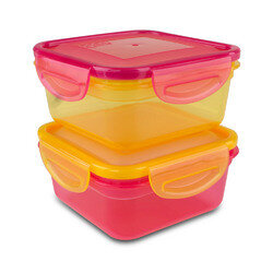 Air Tight Lunch Box 1.85 Cups 2  Pack - Cool Gear