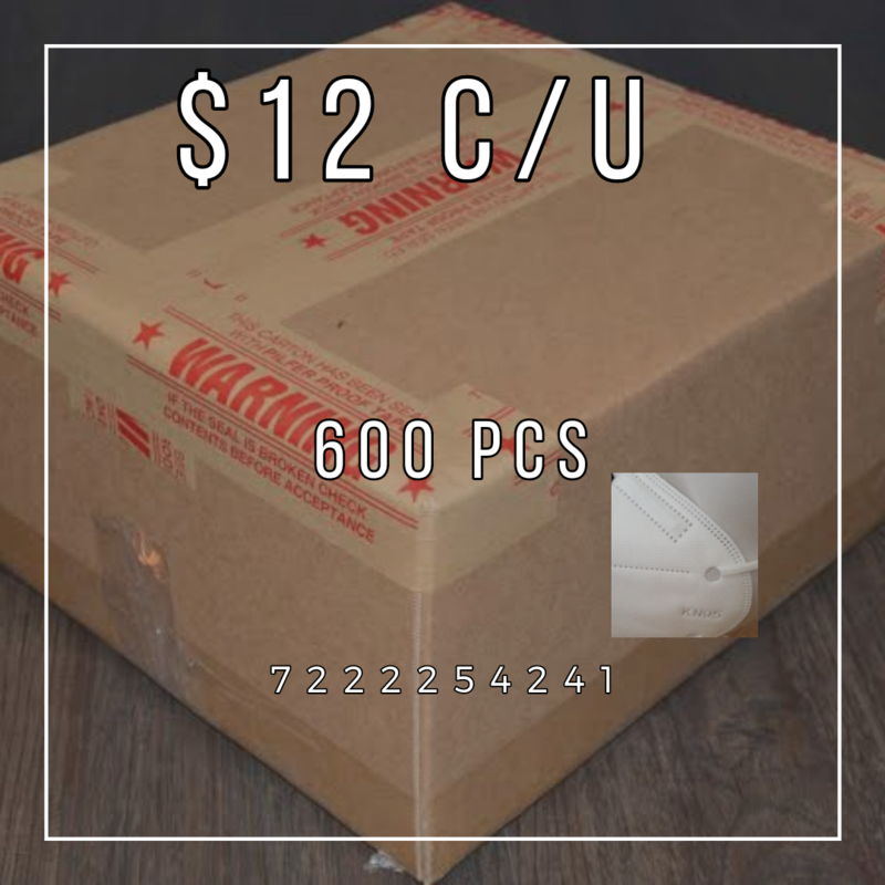 Por caja con 600 pzs