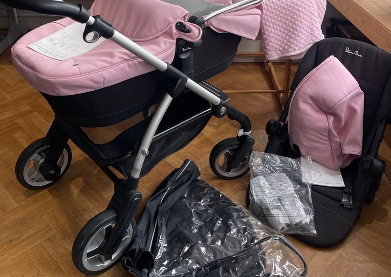 Silver Cross Wayfarer Travel System Vintage Pink