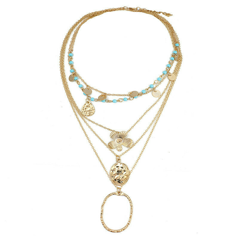 Multi Layered Charm Necklace (Vol. 2)