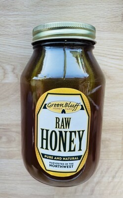 Greenbluff Honey Quart Jar