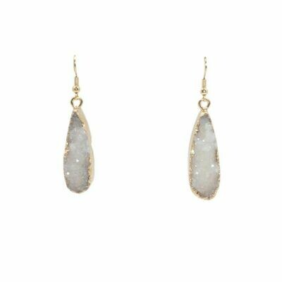 Druzy Collection Ice Drop Earrings