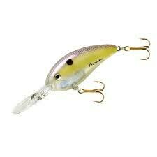 BOMBER FAT FREE FINGERLING CRANKBAIT SHADTREUSE