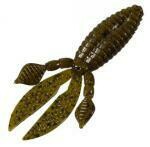 STRIKE KING KVD RODENT PERFECT BAIT 4&quot; GRN PUMPKIN 6PK