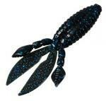 STRIKE KING KVD RODENT PERFECT BAIT 4&quot; BLK/BL FLAKE 6PK