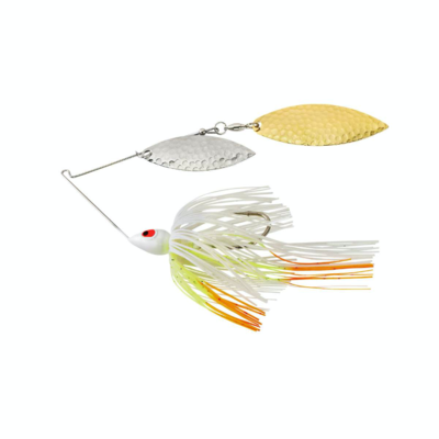 WAR EAGLE SPINNERBAIT 2-WILLOW HAMMERED 1/2OZ PAINTED COLE SLAW