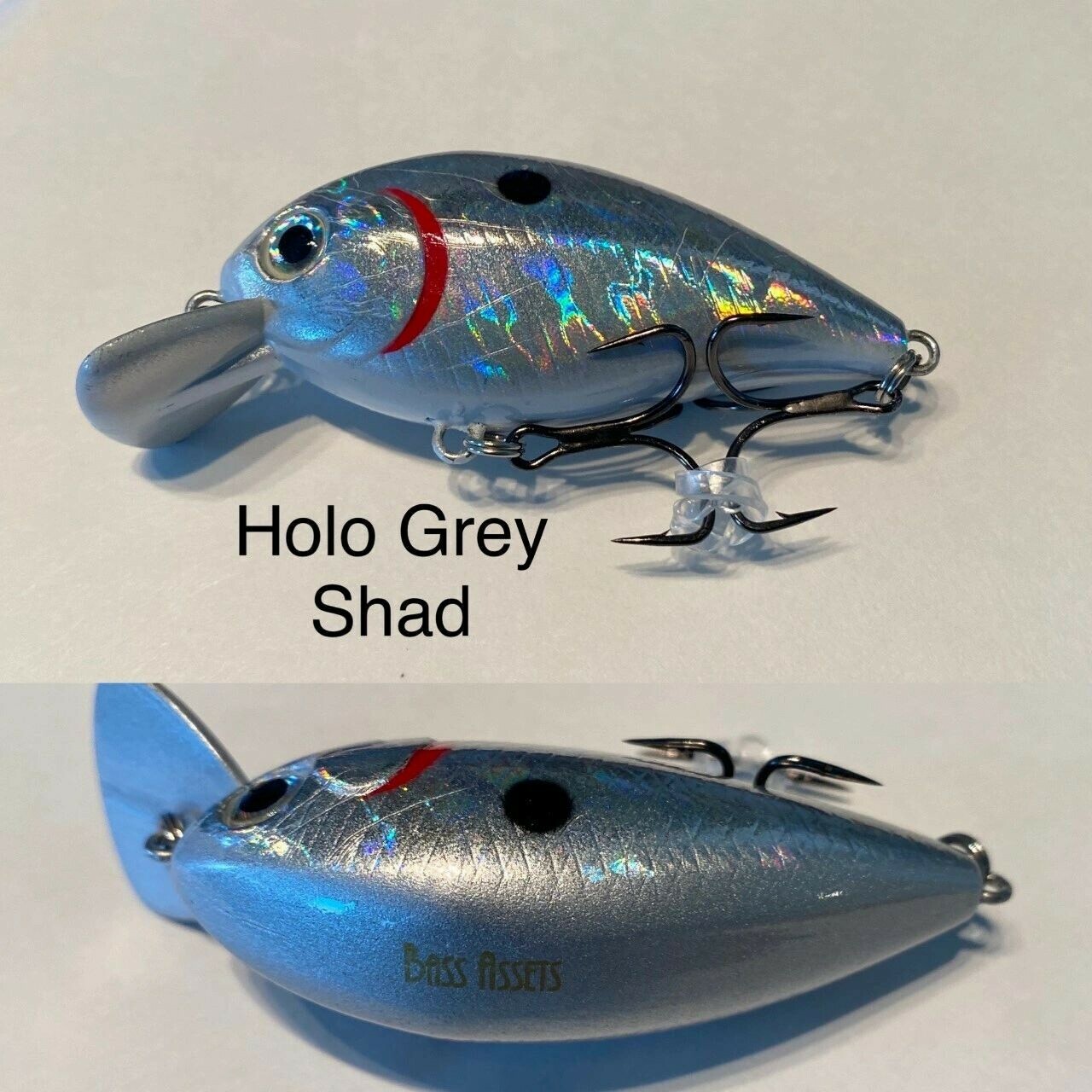 BASS ASSETS KRAKEN 5 HOLO GRAY SHAD