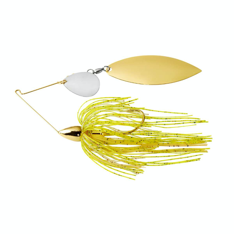 WAR EAGLE SPINNERBAIT 2-WILLOW 1/2OZ GOLD SUN PERCH 