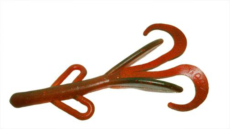 ZOOM BABY BRUSH HOG 4" MOTOR OIL RED 12PK