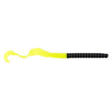 BERKLEY PB POWER WORM 7&quot; BLACK/CHART 13PK