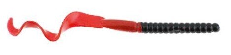BERKLEY PB POWER WORM 7 BERKLEY PB POWER WORM 7" MIDNIGHT FIRE 13PK