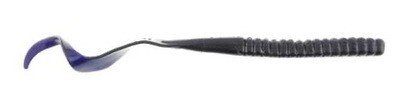 BERKLEY PB POWER WORM 10 BERKLEY PB POWER WORM 10" BLACK GRAPE 8PK
