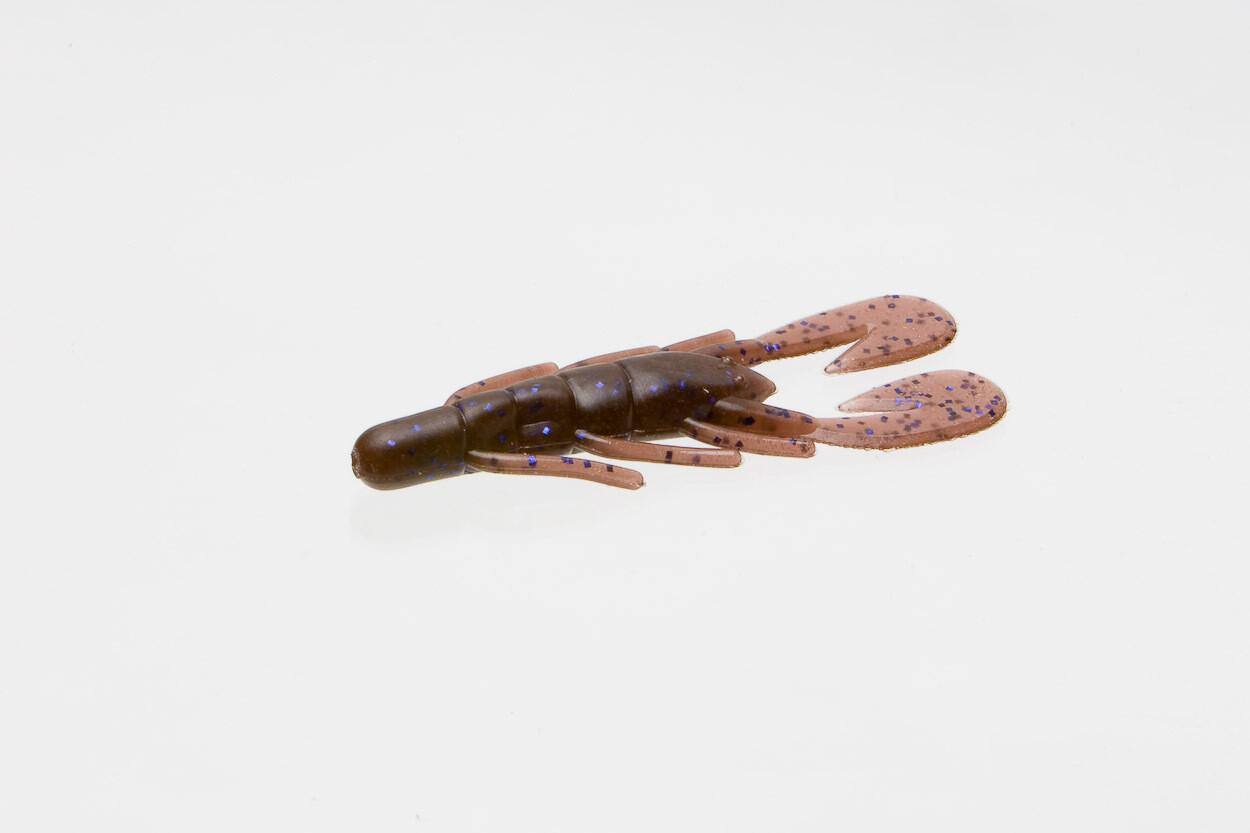 ZOOM UV SPEED CRAW 3.5" CINNAMON PURPLE 12PK