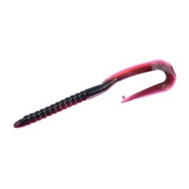 ZOOM MAG U TAIL WORM 7.5&quot; RED SHAD 15PK