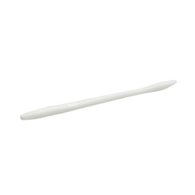 ZOOM TRICK WORM 6.5" WHITE 20PK
