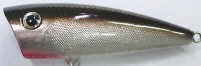 YELLOW MAGIC 1/4OZ POP-R  SMOKE SHAD