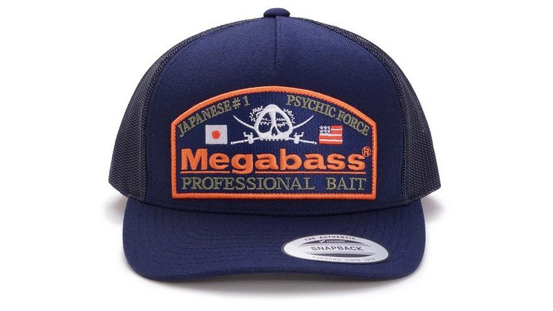MEGABASS PSYCHIC TRUCKER CAP - NAVY/NAVY