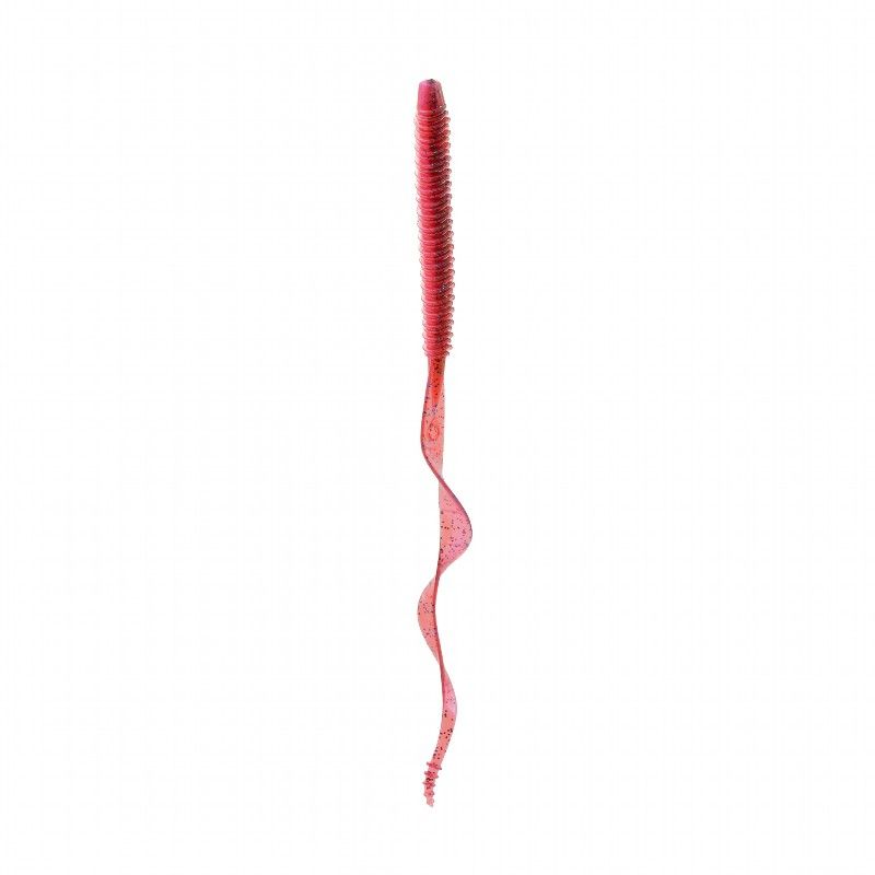 6TH SENSE BOOSA 9.6"RIBBON TAIL WORM PLUM DAWN 8PK
