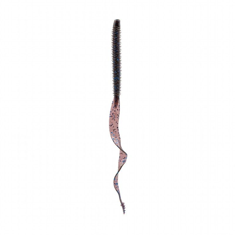 6TH SENSE BOOSA 9.6" RIBBON TAIL WORM PLUM FLECK 8PK