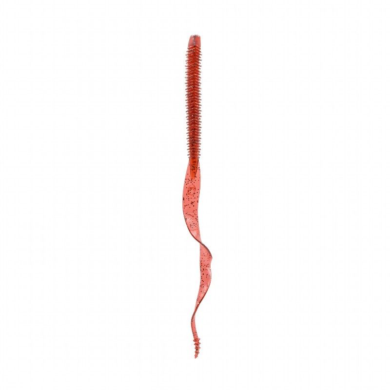 6TH SENSE BOOSA 9.6" RIBBON TAIL WORM RED BUG MAGIC 8PK