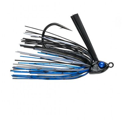 6TH SENSE DIVINE BRAID SWIM JIG 3/8 OZ 5/0 BLACK & BLUE SENSES
