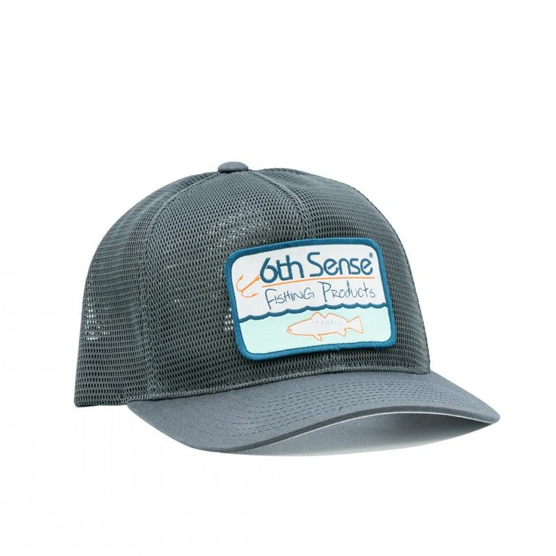 6TH SENSE HAT - SALTY 6 FISHLITE MESH GREY