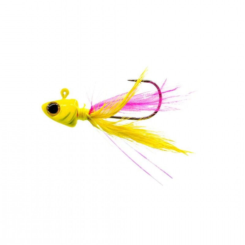 6TH SENSE PLUCK HAIR JIG 1/16OZ PRO CHICKEN 3PK